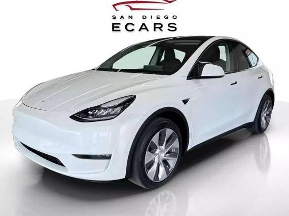 TESLA MODEL Y 2021 5YJYGDEE0MF122391 image
